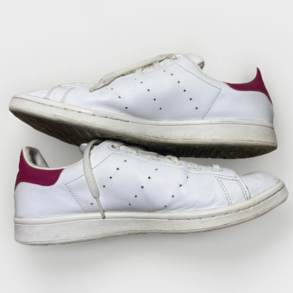ADIDAS Originals STAN SMITH Retro‎ Pink & White Sneakers Women’s US 7.5 - Picture 3 of 9